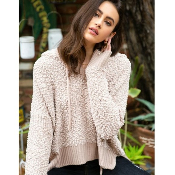 Very J Chenille Hoodie SZ - S/M - Picture 4 of 5